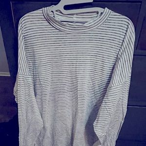 Free People Be Free Mock Neck Stripe Tunic